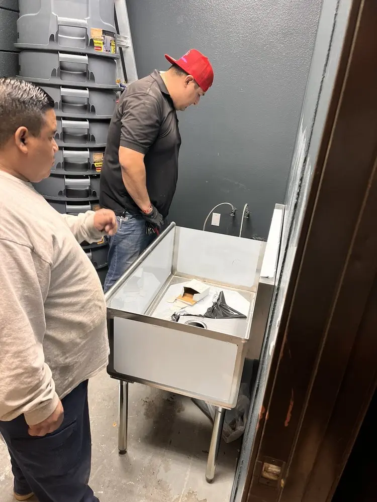 Commercial plumbing and sink installation in Buena Vista